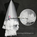 Brides Wedding Veil Lace Trim Short Ivory Wedding Veils 2016